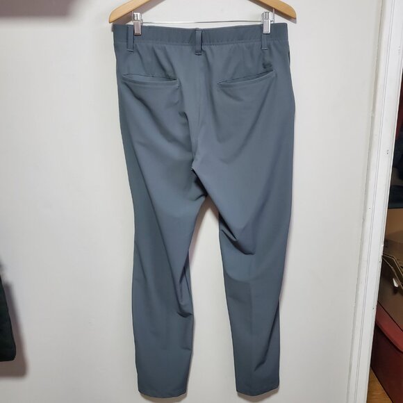 UNDER ARMOUR UA Drive Straight Leg Golf Pants Stretch Downpour Grey Men 34 x 32" - Picture 7 of 15
